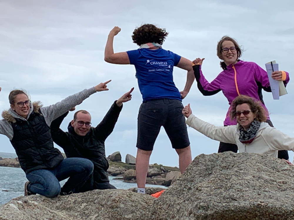 Jeu de piste groupe Trégastel